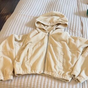 BCG Cream Hooded Jacket